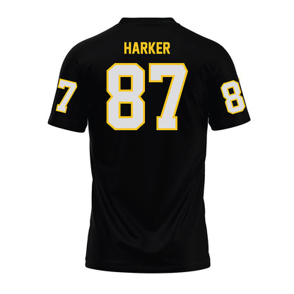 Idaho - NCAA Football : Everson Harker - Black Premium Football Jersey