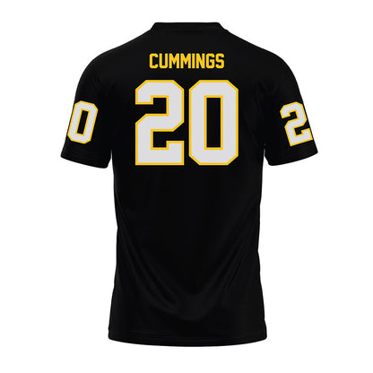 Idaho - NCAA Football : Elisha Cummings - Black Premium Football Jersey-1