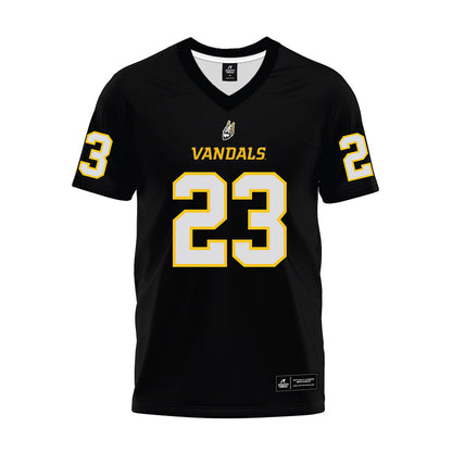 Idaho - NCAA Football : Wiley Donnerberg - Black Premium Football Jersey