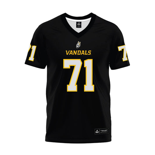 Idaho - NCAA Football : Howard Stedford - Black Premium Football Jersey-0