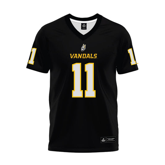 Idaho - NCAA Football : Khaled Rawls - Black Premium Football Jersey-0