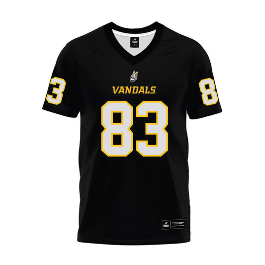 Idaho - NCAA Football : Sawyer Hewett - Black Premium Football Jersey-0