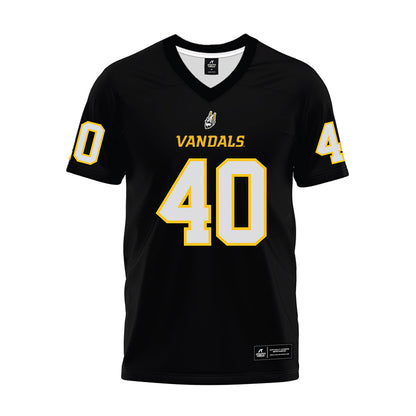 Idaho - NCAA Football : Harrison DeShazer - Black Premium Football Jersey-0