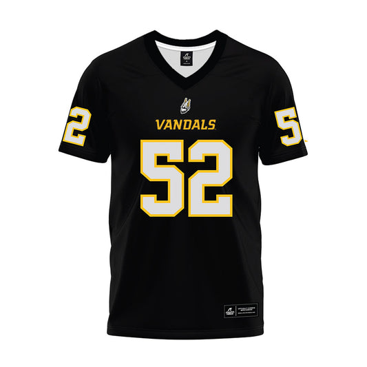 Idaho - NCAA Football : Jack Giannini - Black Premium Football Jersey-0