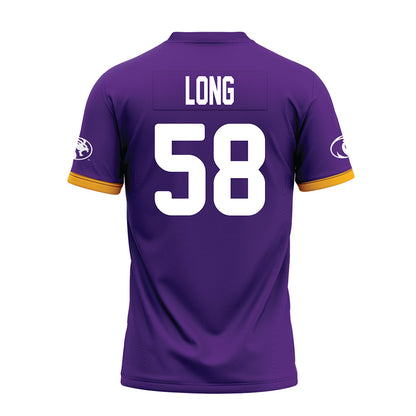 North Alabama - NCAA Football : Eli Long - Purple Premium Football Jersey-1