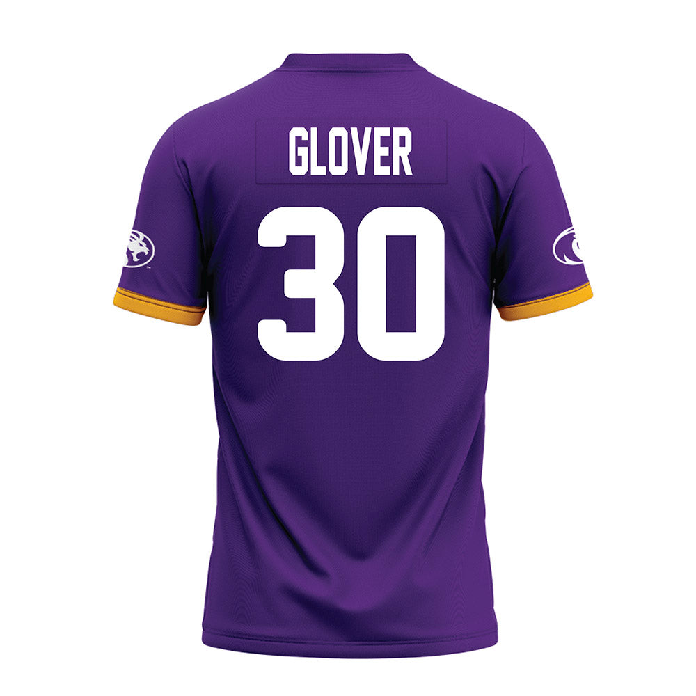 North Alabama - NCAA Football : Leo Glover - Purple Premium Football Jersey-1