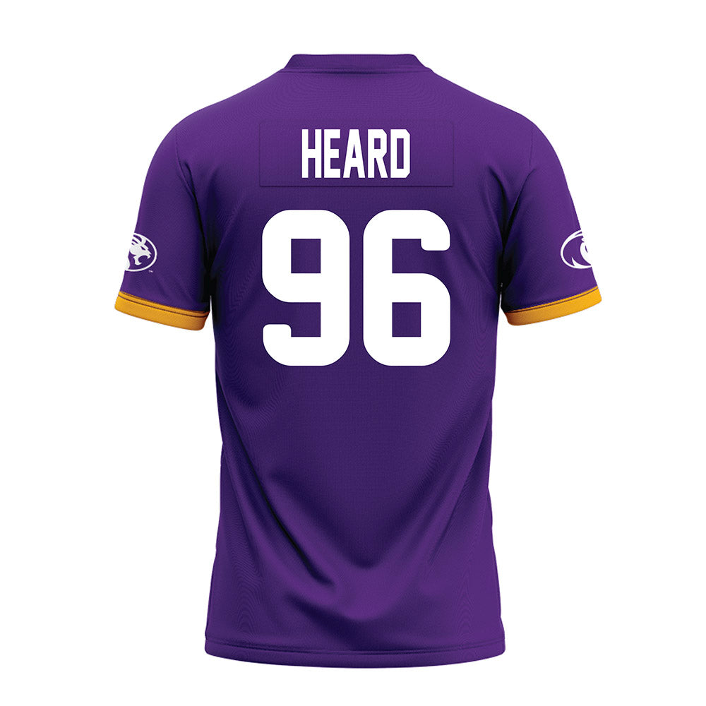 North Alabama - NCAA Football : Matthew Heard - Purple Premium Football Jersey-1