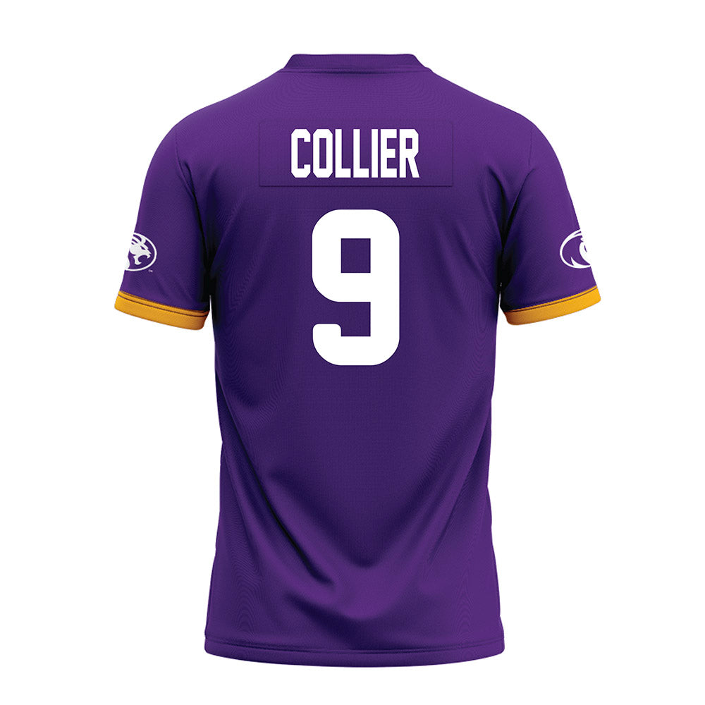 North Alabama - NCAA Football : Logan Collier - Purple Premium Football Jersey