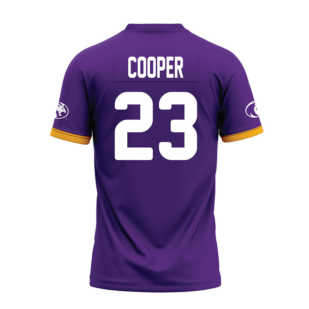 North Alabama - NCAA Football : Kaden Cooper - Purple Premium Football Jersey