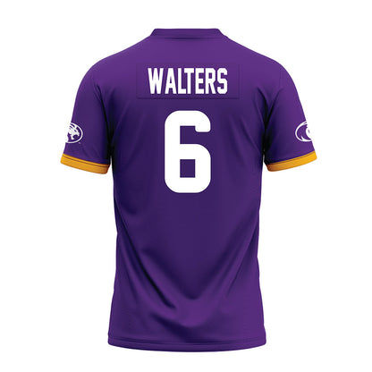 North Alabama - NCAA Football : Noah Walters - Purple Premium Football Jersey