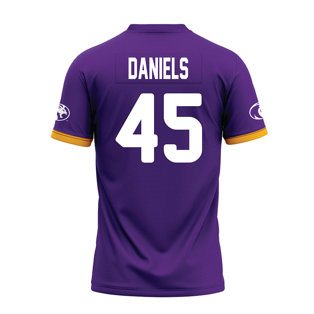 North Alabama - NCAA Football : Tyrik Daniels - Purple Premium Football Jersey-1