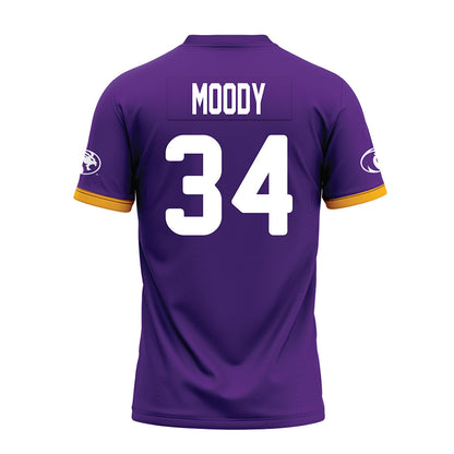 North Alabama - NCAA Football : Dennis Moody - Purple Premium Football Jersey