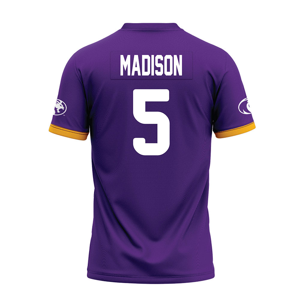 North Alabama - NCAA Football : Ryan Madison - Purple Premium Football Jersey