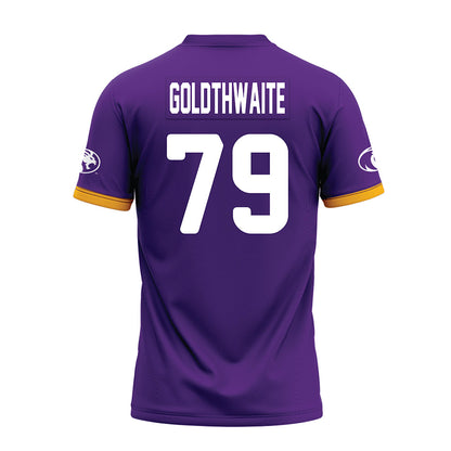 North Alabama - NCAA Football : Raykwon Goldthwaite - Purple Premium Football Jersey-1