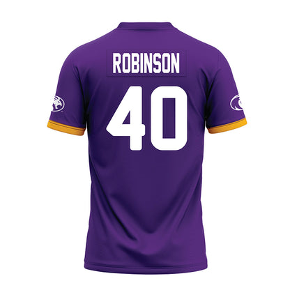 North Alabama - NCAA Football : Aidan Robinson - Purple Premium Football Jersey