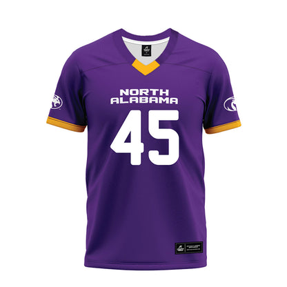 North Alabama - NCAA Football : Tyrik Daniels - Purple Premium Football Jersey-0