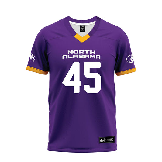 North Alabama - NCAA Football : Tyrik Daniels - Purple Premium Football Jersey-0