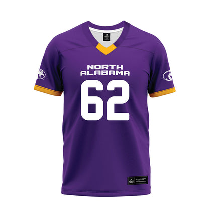 North Alabama - NCAA Football : Carson Wheeler - Purple Premium Football Jersey-0