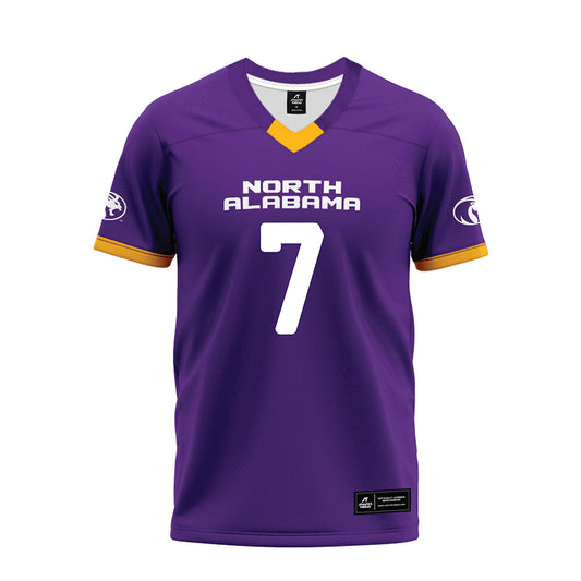 North Alabama - NCAA Football : Demarcious Robinson - Purple Premium Football Jersey-0