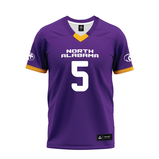 North Alabama - NCAA Football : Takairee Kenebrew - Purple Premium Football Jersey