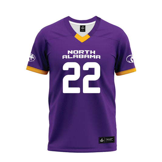North Alabama - NCAA Football :Jaylen Simpson - Purple Premium Football Jersey-0