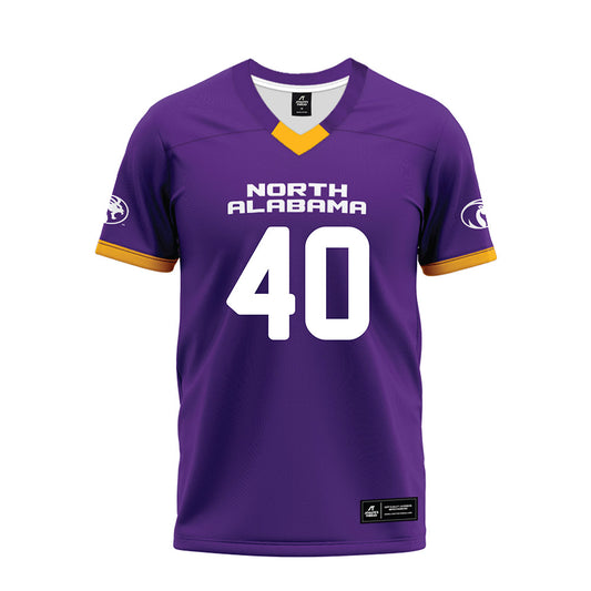 North Alabama - NCAA Football : Aidan Robinson - Purple Premium Football Jersey