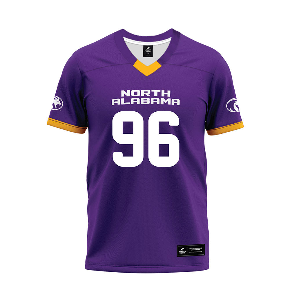 North Alabama - NCAA Football : Matthew Heard - Purple Premium Football Jersey-0