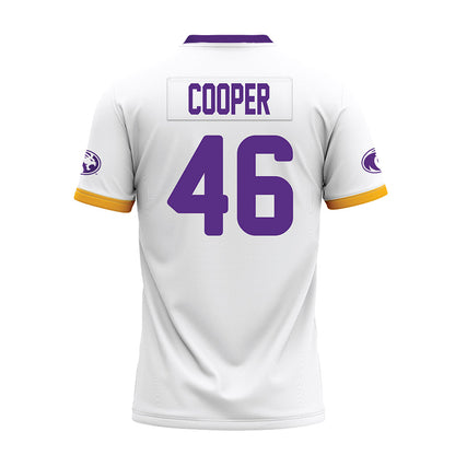 North Alabama - NCAA Football : Joshua Cooper - White Premium Football Jersey-1
