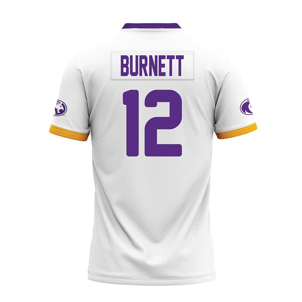 North Alabama - NCAA Football : Christopher Burnett - White Premium Football Jersey