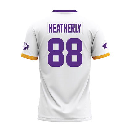 North Alabama - NCAA Football : Kaleb Heatherly - White Premium Football Jersey-1