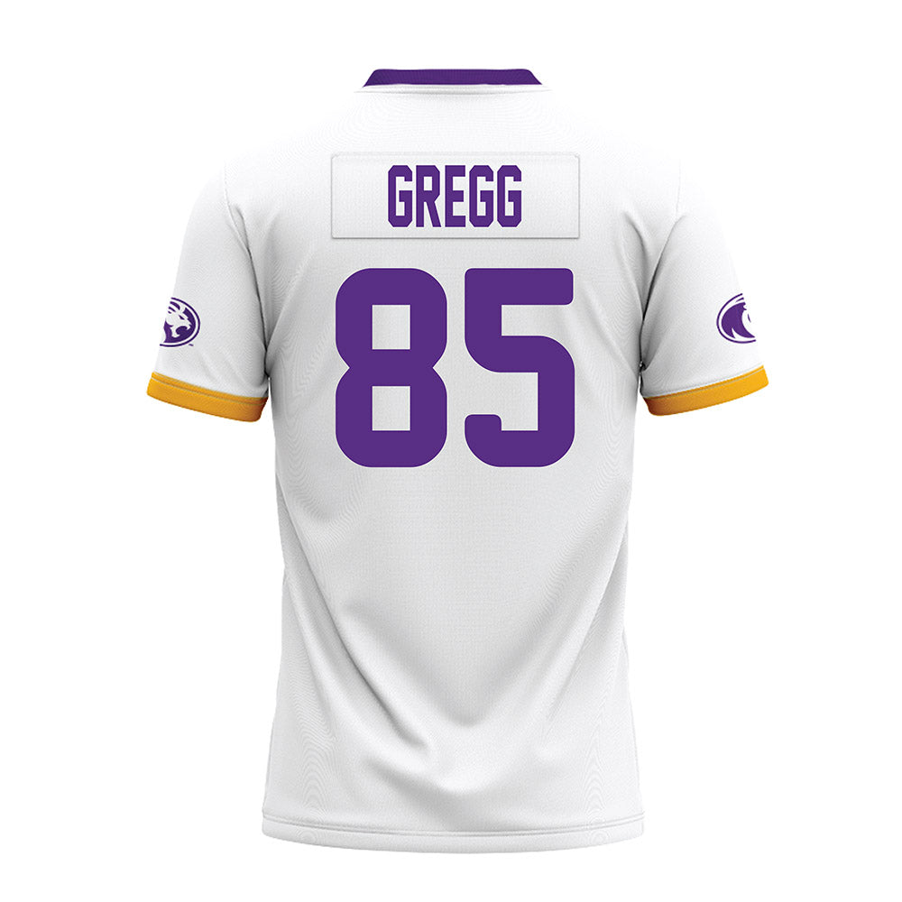 North Alabama - NCAA Football : Noah Gregg - White Premium Football Jersey-1