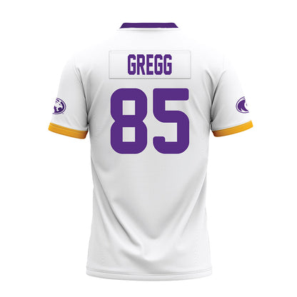 North Alabama - NCAA Football : Noah Gregg - White Premium Football Jersey-1