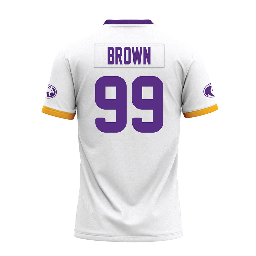 North Alabama - NCAA Football : Kaleb Brown - White Premium Football Jersey-1