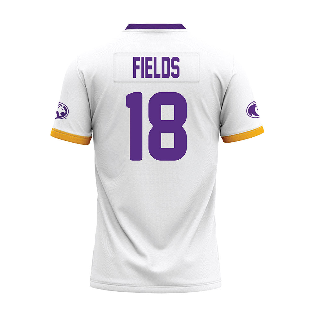 North Alabama - NCAA Football : Kj Fields - White Premium Football Jersey