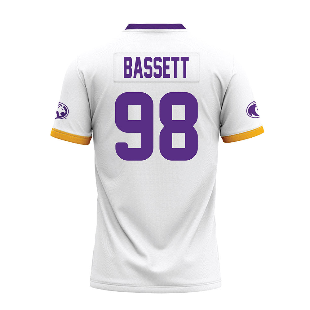 North Alabama - NCAA Football : Lance Bassett - White Premium Football Jersey-1