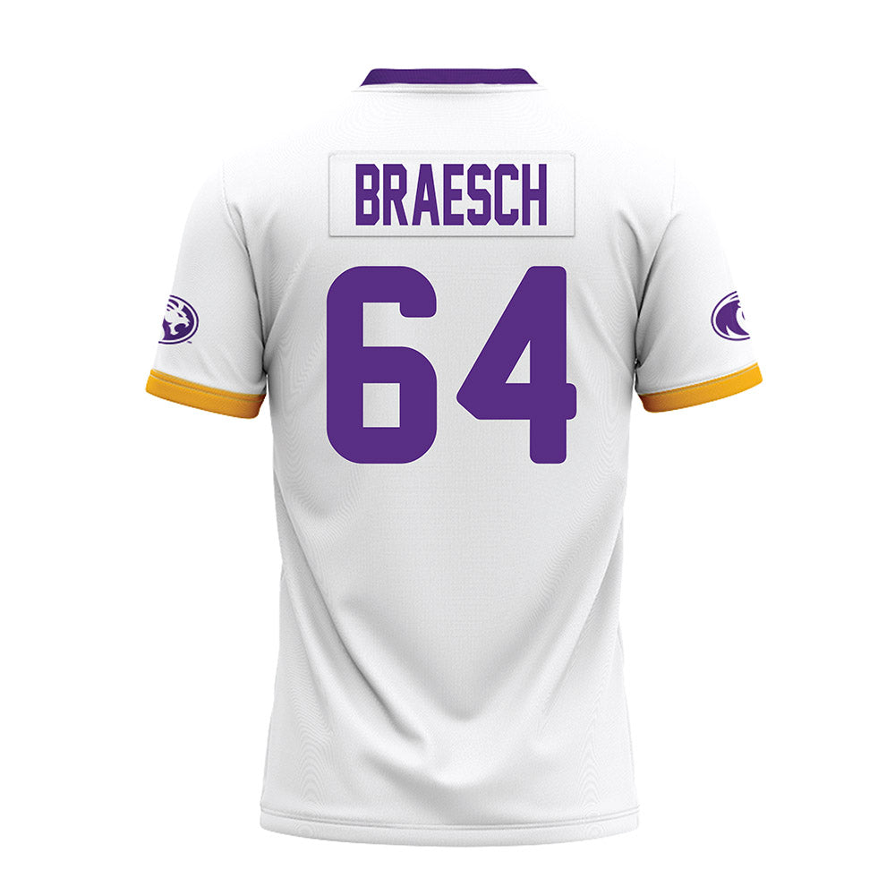 North Alabama - NCAA Football : Dominic Braesch - White Premium Football Jersey-1