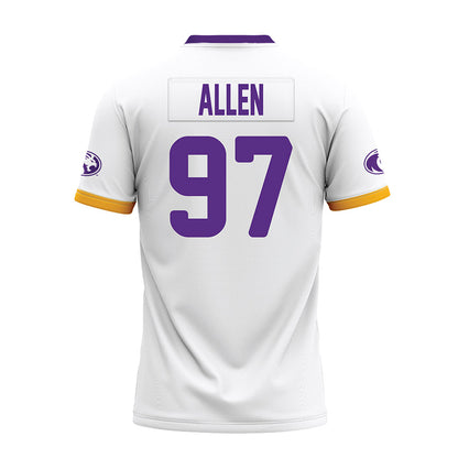 North Alabama - NCAA Football : Trace Allen - White Premium Football Jersey-1