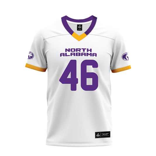 North Alabama - NCAA Football : Joshua Cooper - White Premium Football Jersey-0