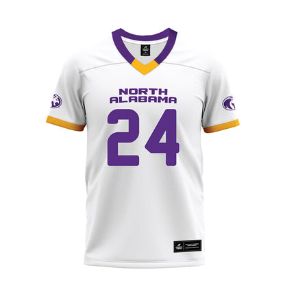 North Alabama - NCAA Football : Cameron Jamar - White Premium Football Jersey-0