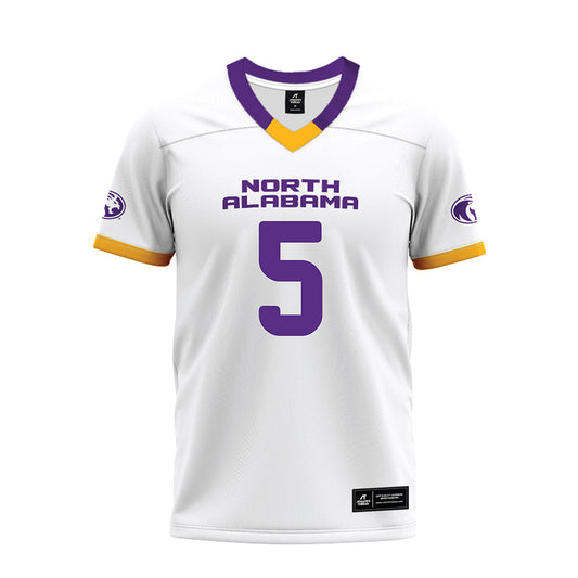 North Alabama - NCAA Football : Ryan Madison - White Premium Football Jersey