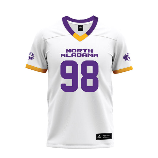 North Alabama - NCAA Football : Lance Bassett - White Premium Football Jersey-0