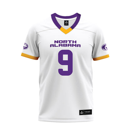 North Alabama - NCAA Football : Logan Collier - White Premium Football Jersey