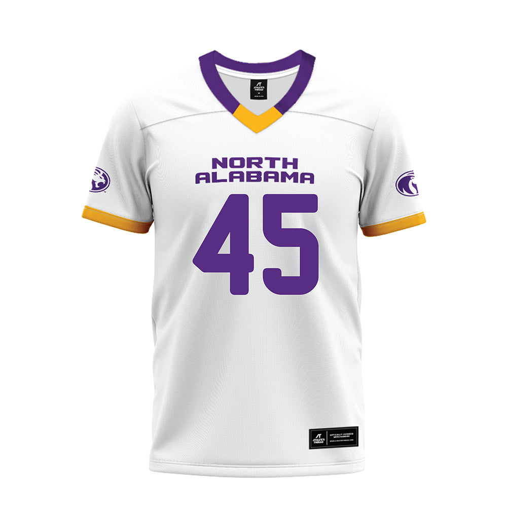 North Alabama - NCAA Football : Tyrik Daniels - White Premium Football Jersey-0
