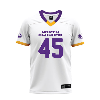 North Alabama - NCAA Football : Tyrik Daniels - White Premium Football Jersey-0