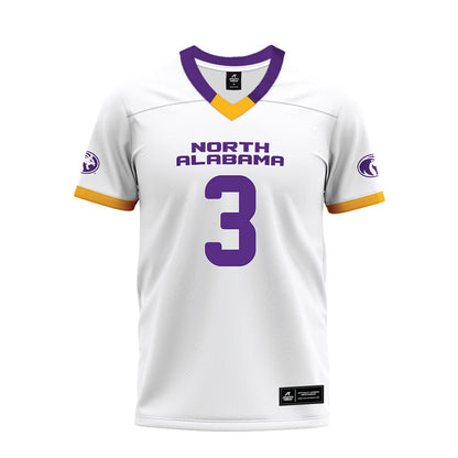 North Alabama - NCAA Football : Jermaine Ray jr - White Premium Football Jersey