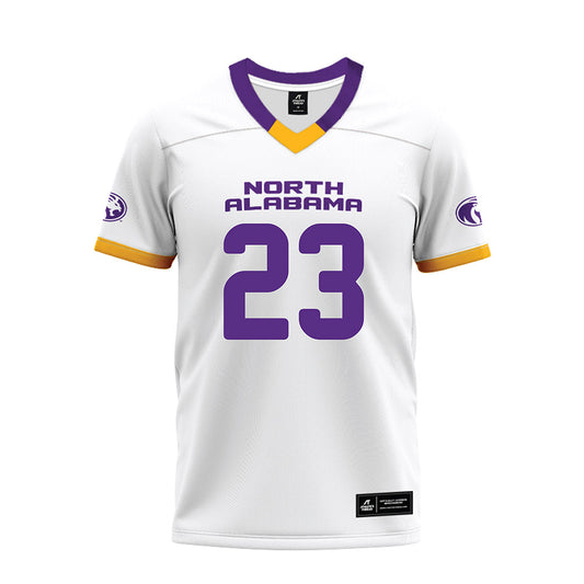 North Alabama - NCAA Football : Kaden Cooper - White Premium Football Jersey