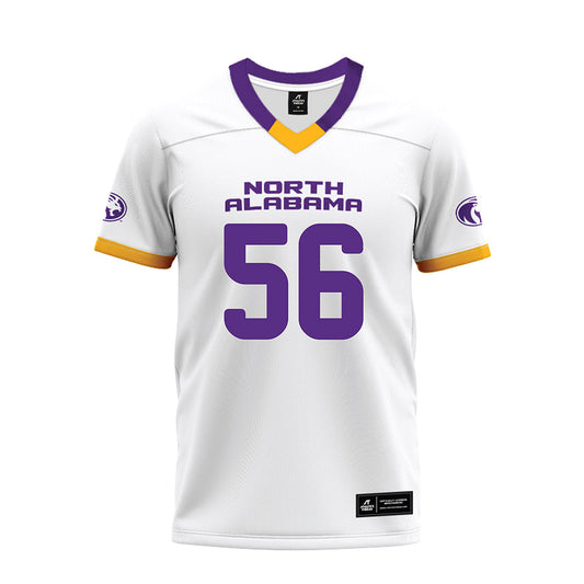 North Alabama - NCAA Football : Matthew Wells - White Premium Football Jersey-0