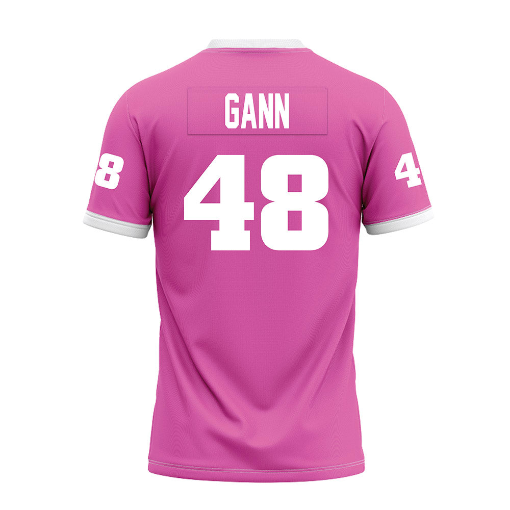  - NCAA Football : Brody Gann - Pink Premium Football Jersey-1