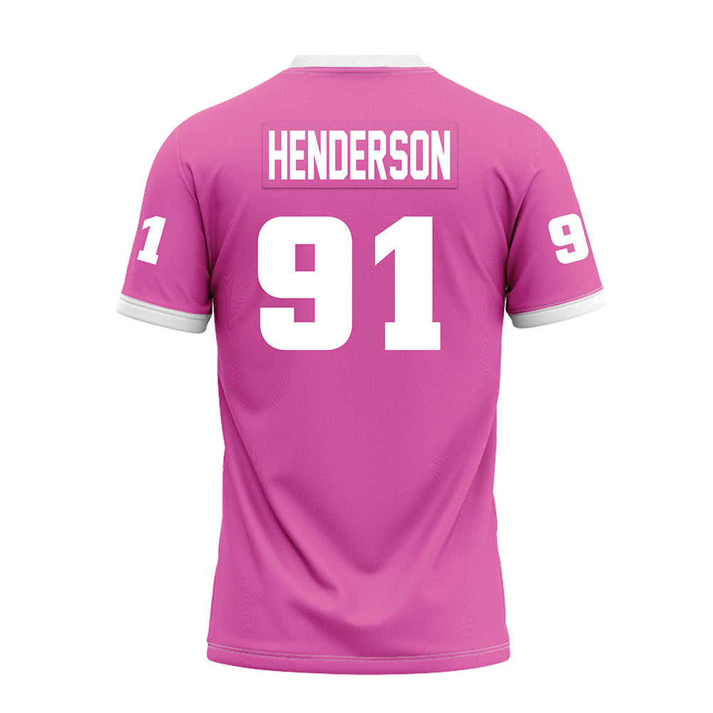 UTC - NCAA Football : Montrell Henderson - Pink Premium Football Jersey-1