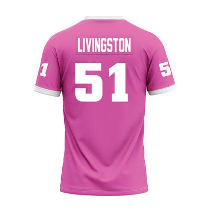 UTC - NCAA Football : Noah Livingston - Pink Premium Football Jersey